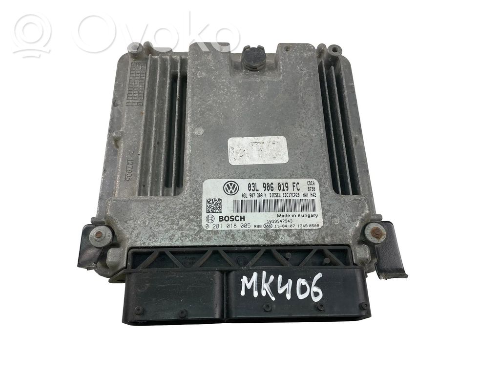 Volkswagen Amarok Engine control unit/module ECU 