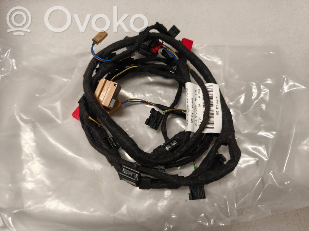Cableado de puerta trasera   4M0971693R