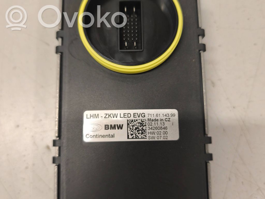 BMW 6 F12 F13 Moduł poziomowanie świateł Xenon 