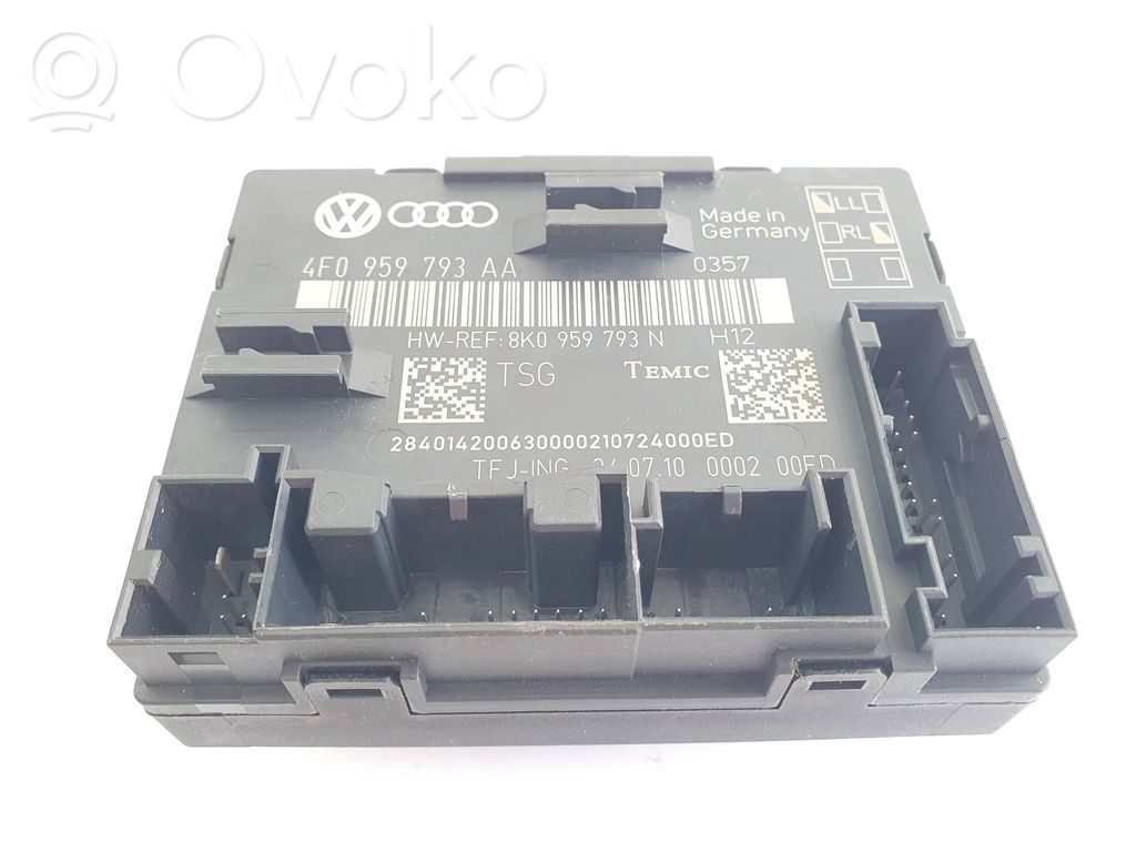 Audi A6 S6 C6 4F Door control unit/module 