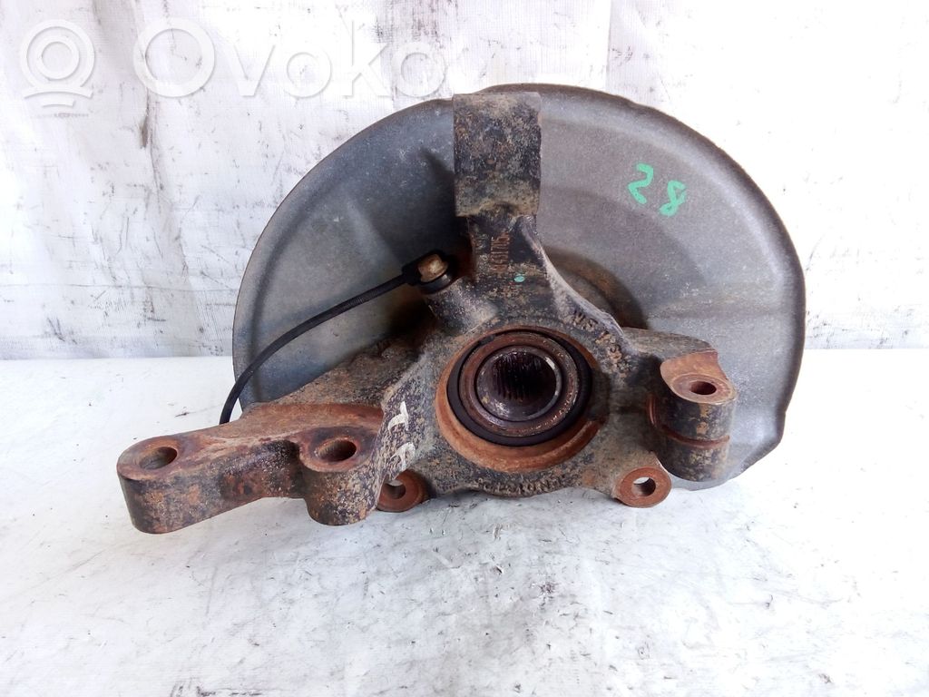 Front wheel hub spindle knuckle