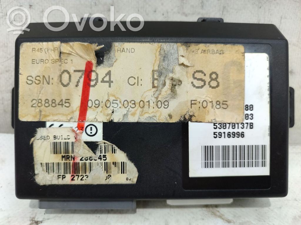 Rover 45 Other control units/modules 
