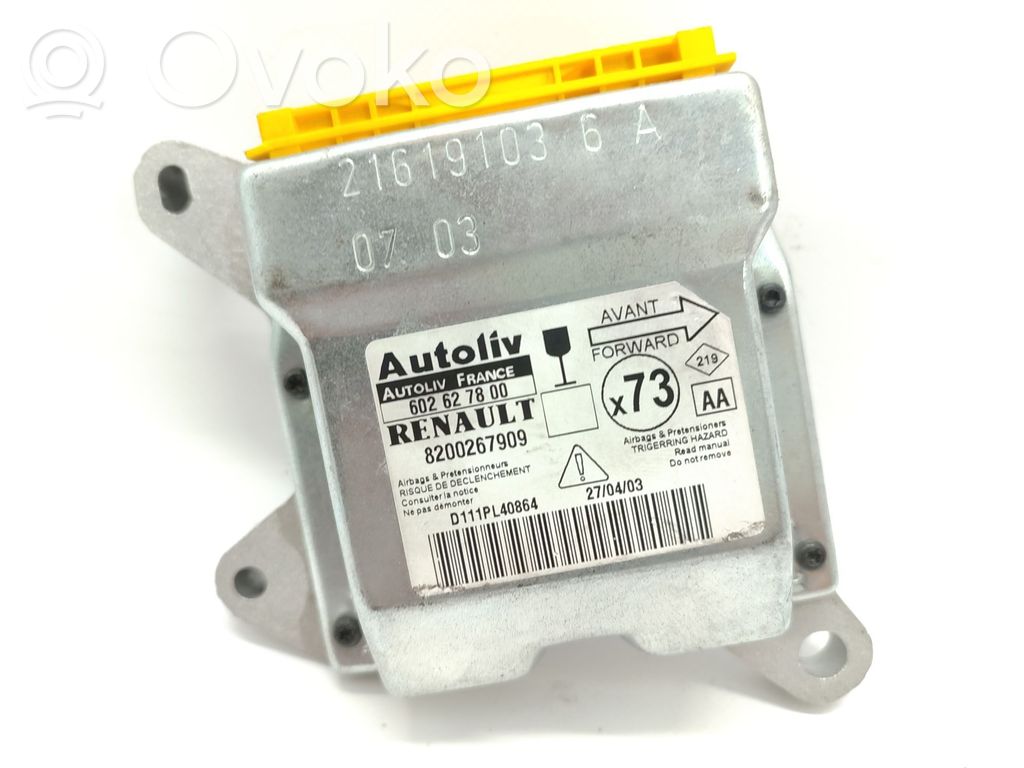 Renault Vel Satis Airbag control unit/module 
