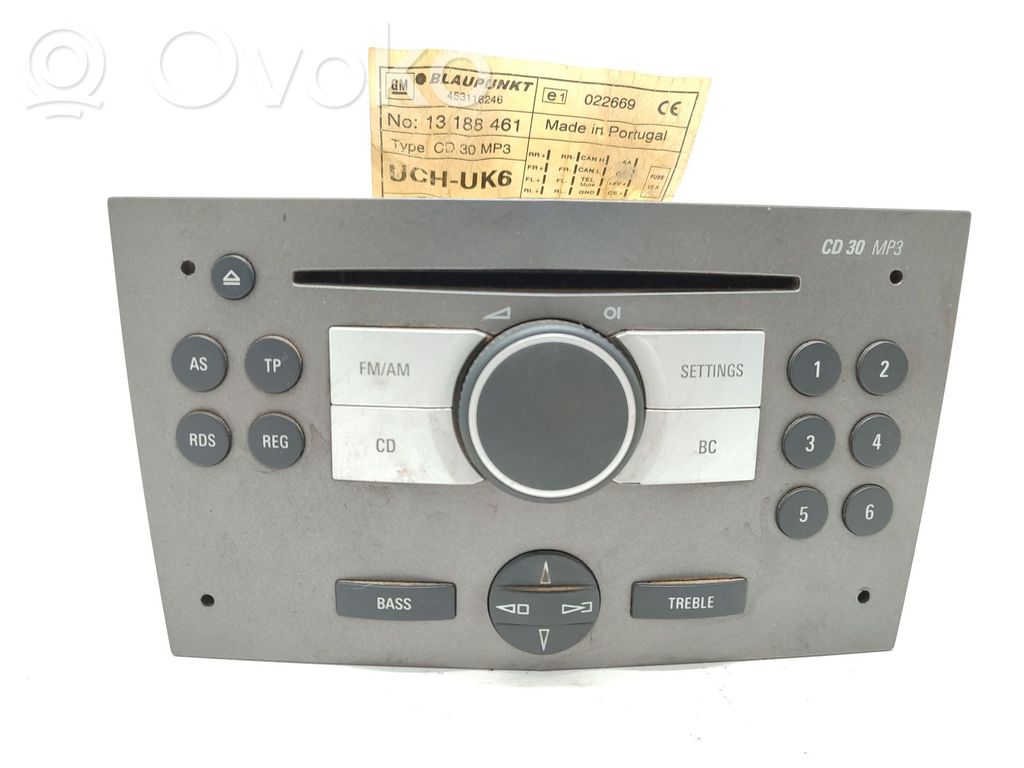 Opel Zafira B Unité de contrôle son HiFi Audio