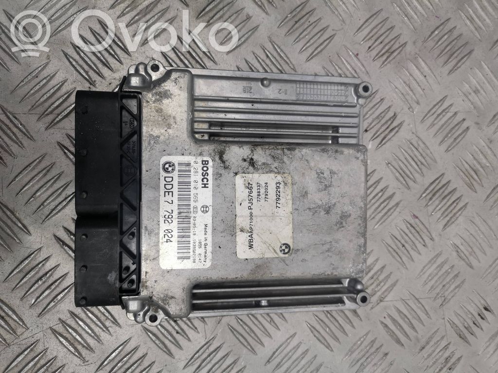 Moottorin ohjainlaite/moduuli   0281010565,7792024,1039S02198