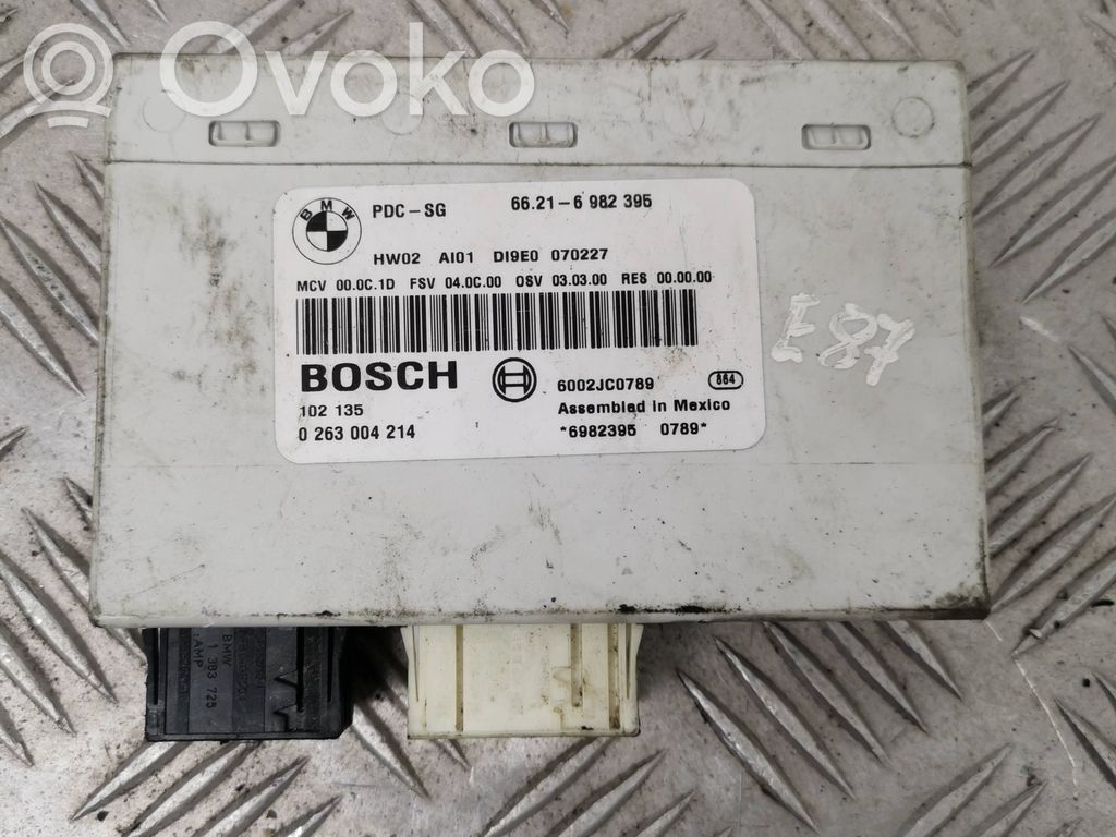 BMW 1 E81 E87 Unité de commande, module PDC aide au stationnement 