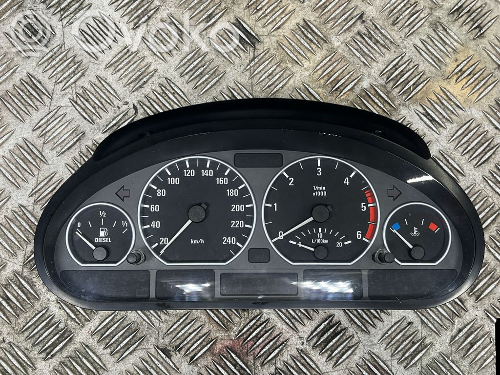 BMW 3 E46 Speedometer (instrument cluster) 