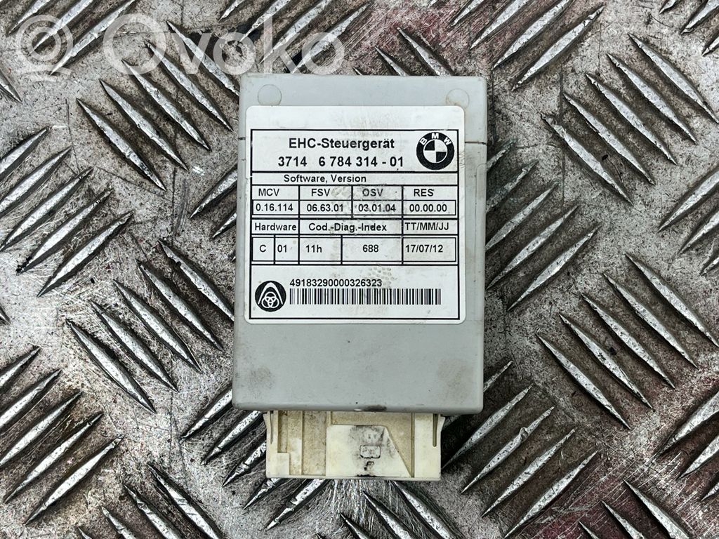 BMW 5 E60 E61 Módulo de control de la suspensión neumática (trasera) 