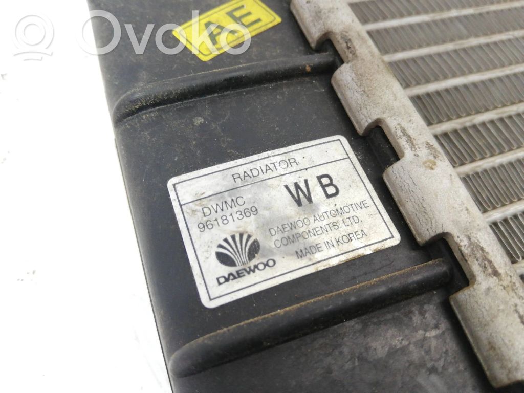 Daewoo Nubira Aušinimo skysčio radiatorius 