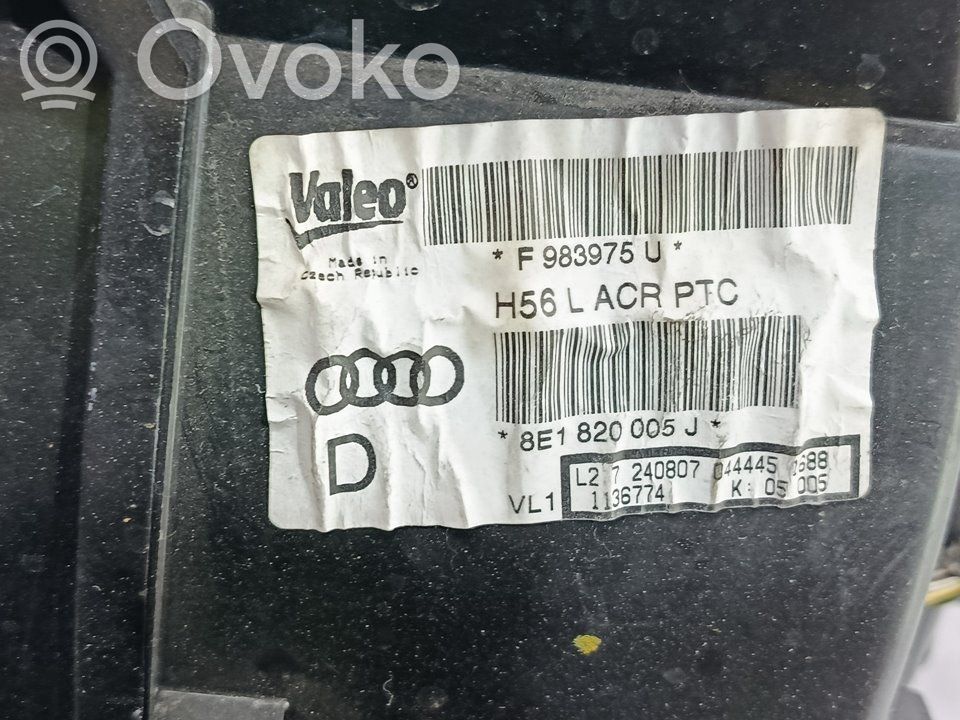 Audi A4 S4 B7 8E 8H Scatola climatizzatore riscaldamento abitacolo assemblata 