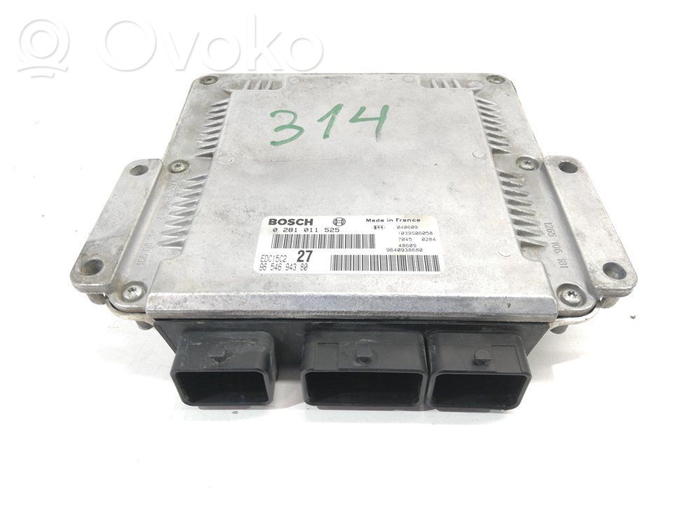Peugeot 206 Engine control unit/module 