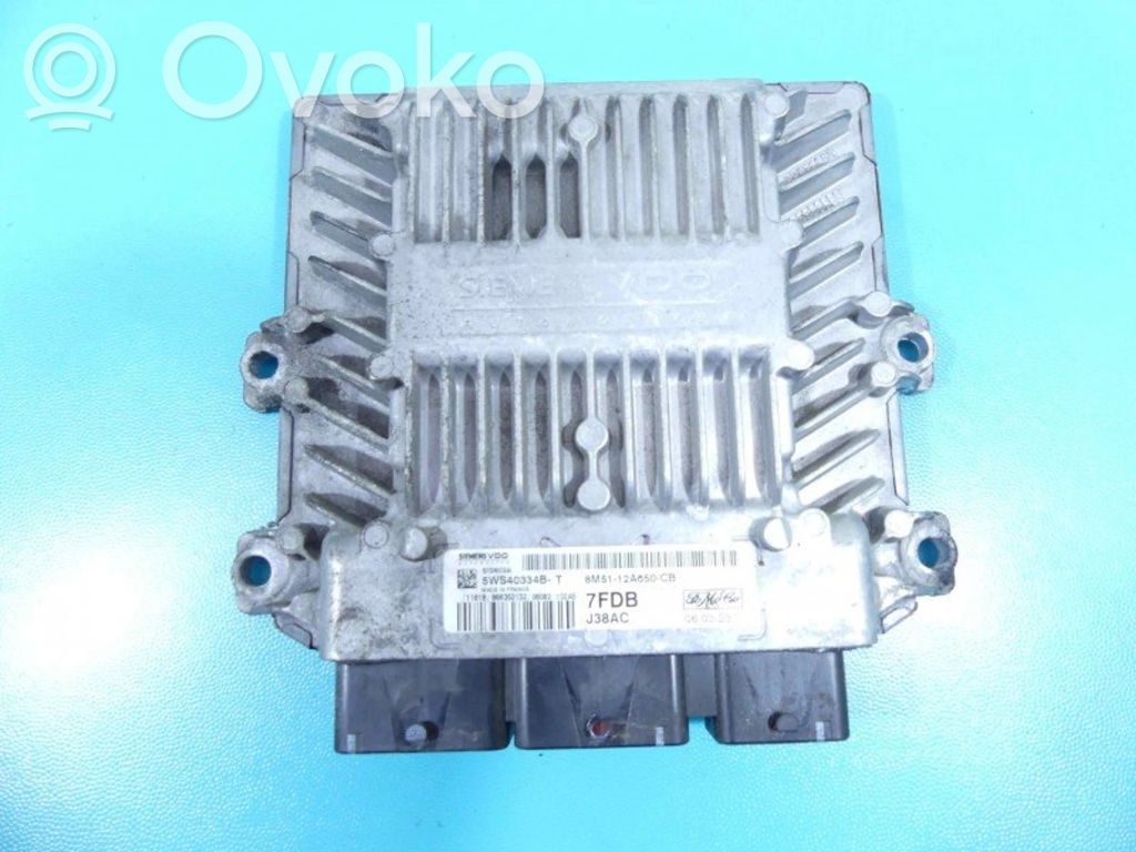 Engine control unit/module ECU   8M5112A650CB,IMPRK1344303,5WS40334BT