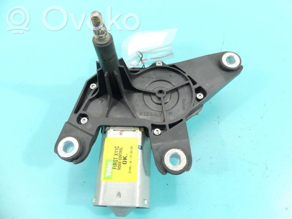 Nissan Tiida C11 Motor del limpiaparabrisas trasero 