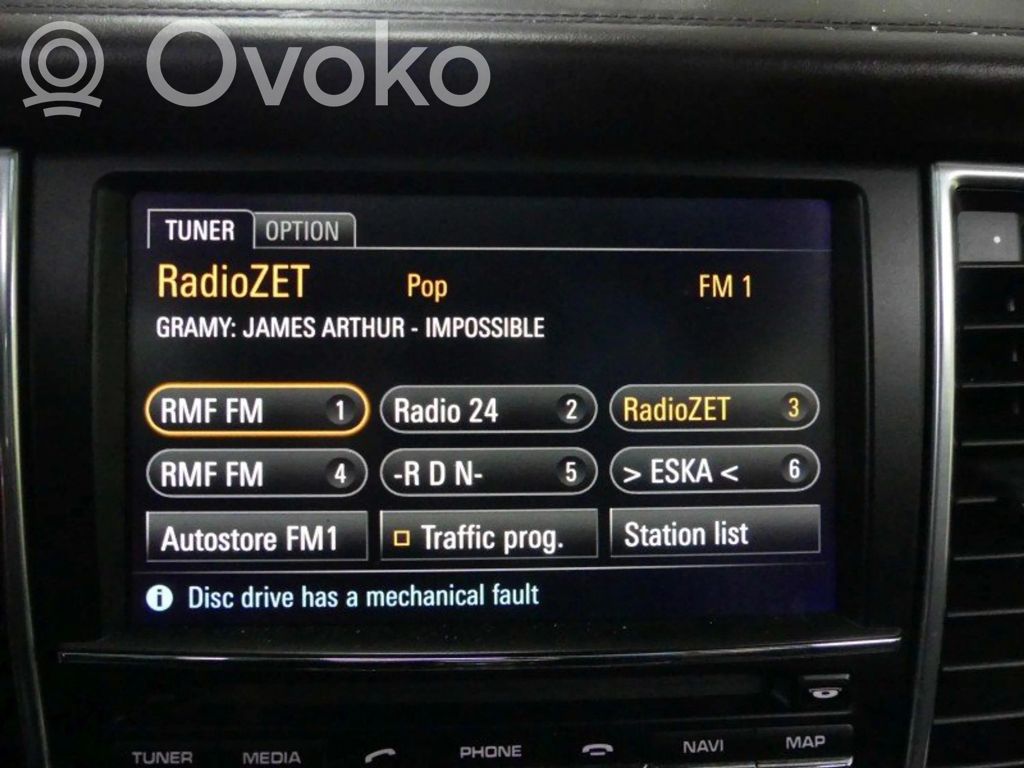 Porsche Panamera (970) Panel / Radioodtwarzacz CD/DVD/GPS 