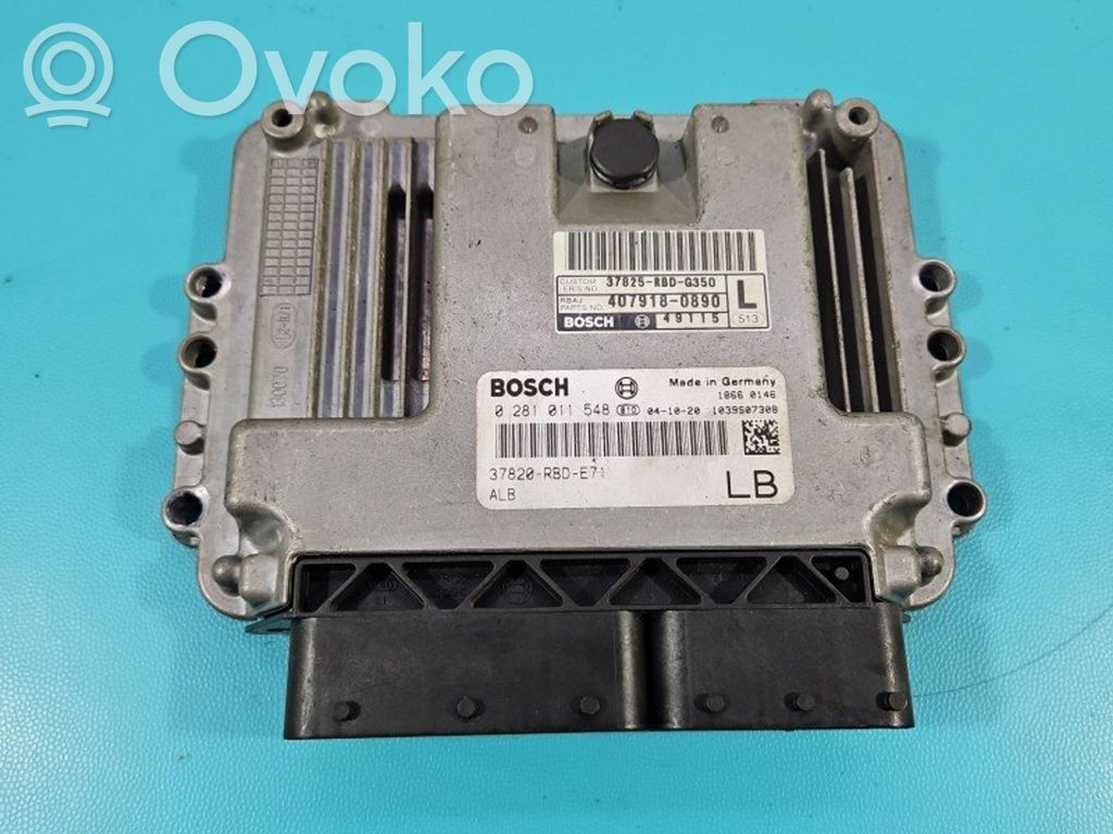 Engine control unit/module ECU   0281011548,IMPRK1425696,4079180890
