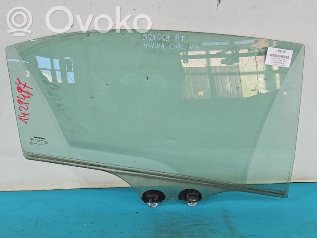 Honda Civic Vitre de fenêtre porte arrière 