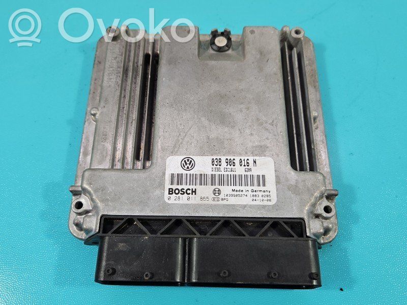 Volkswagen Transporter - Caravelle T5 Komputer / Sterownik ECU silnika 
