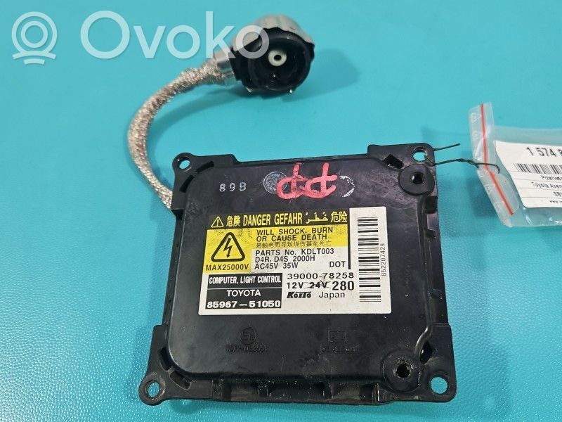 Toyota Avensis T270 Moduł poziomowanie świateł Xenon 