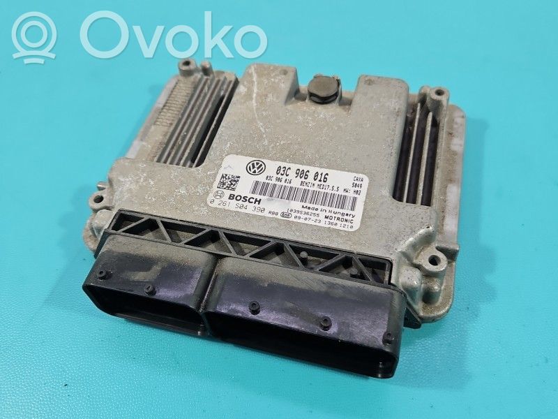 Engine control unit/module ECU   03C906016,IMPRK1580641,0261S04390