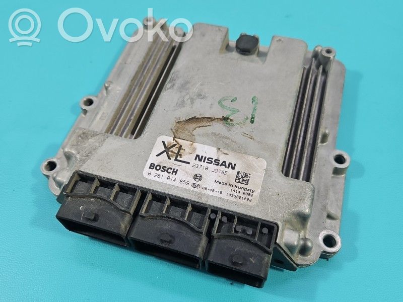 Engine control unit/module ECU   0281014859,IMPRK1569377,23710JD78E