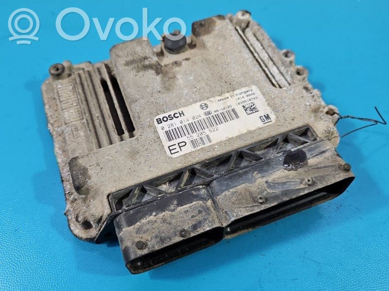 Opel Zafira B Unité de commande, module ECU de moteur 