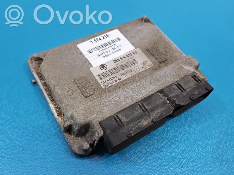 Skoda Octavia Mk1 (1U) Unité de commande, module ECU de moteur
