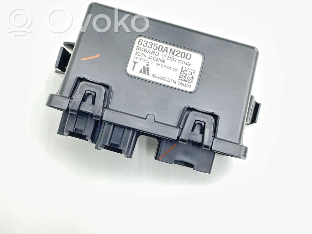 Subaru Outback (BT) Other control units/modules 