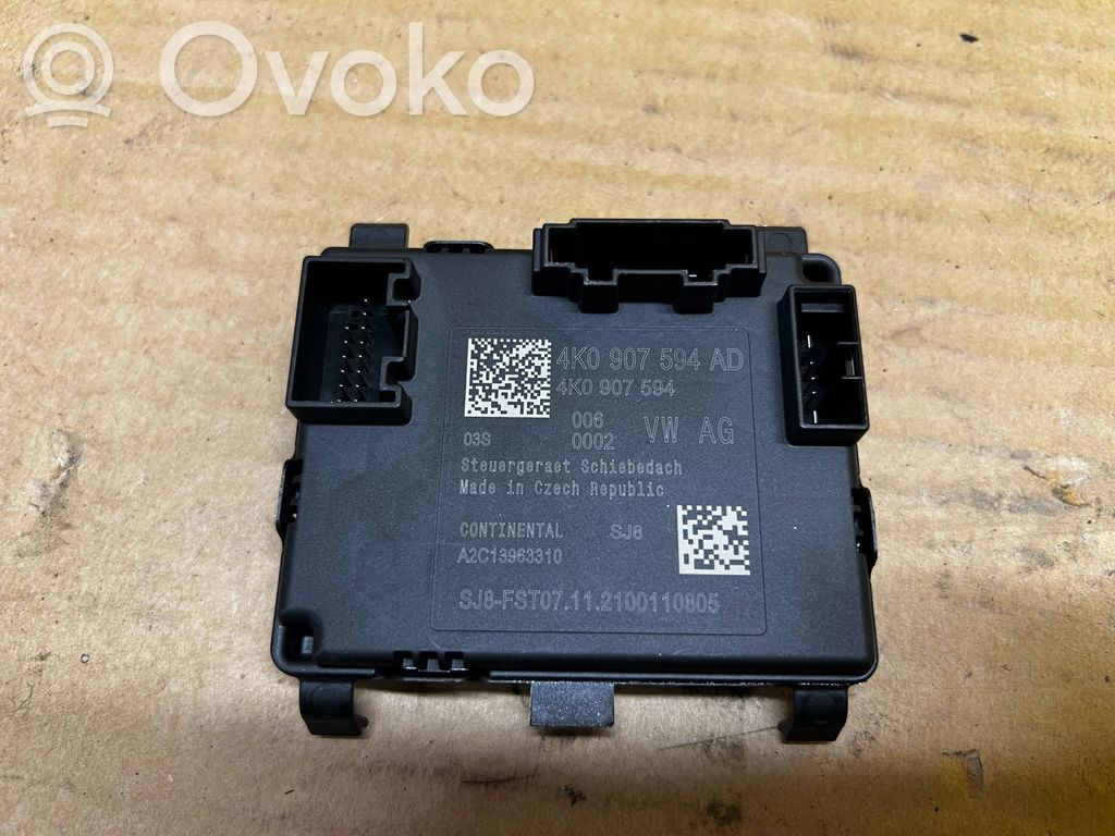 Audi A8 S8 D5 Sunroof control unit/module 