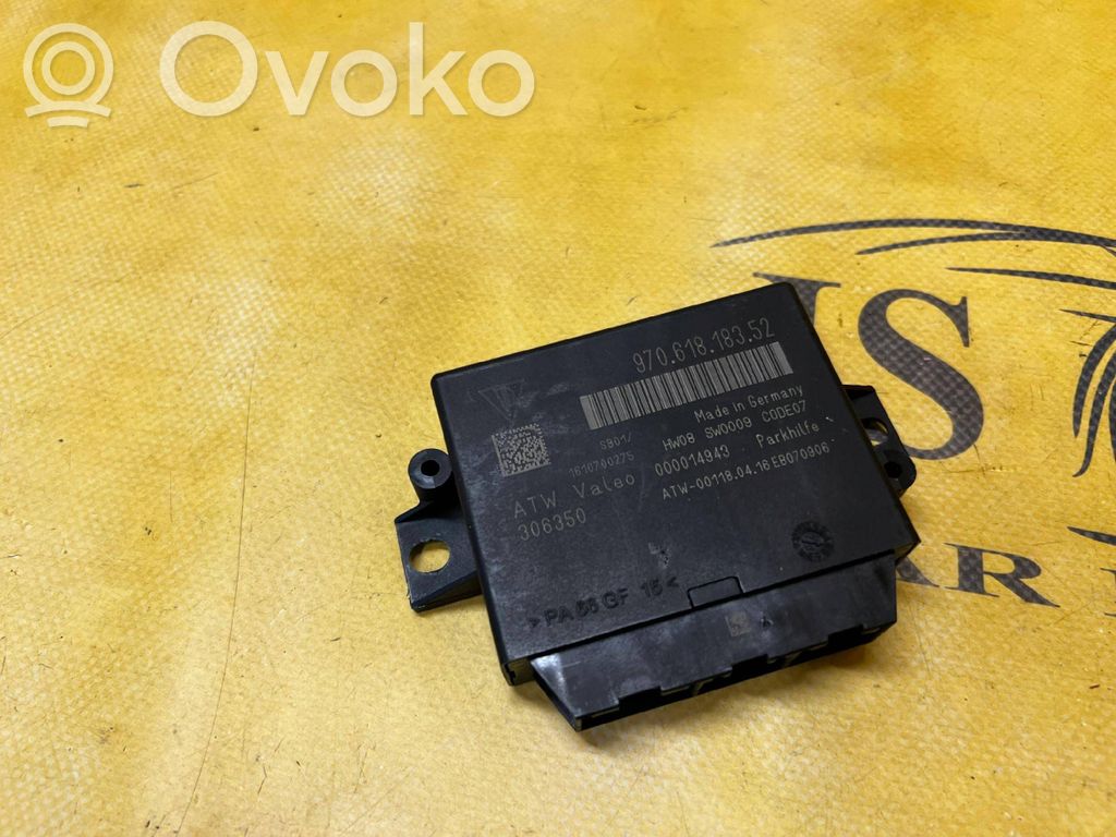 Porsche Panamera (970) Pysäköintitutkan (PCD) ohjainlaite/moduuli 