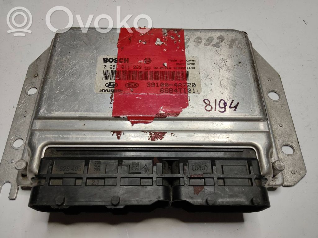 Engine control unit/module   391004A720,88B4TI01,0281011283,391504A752