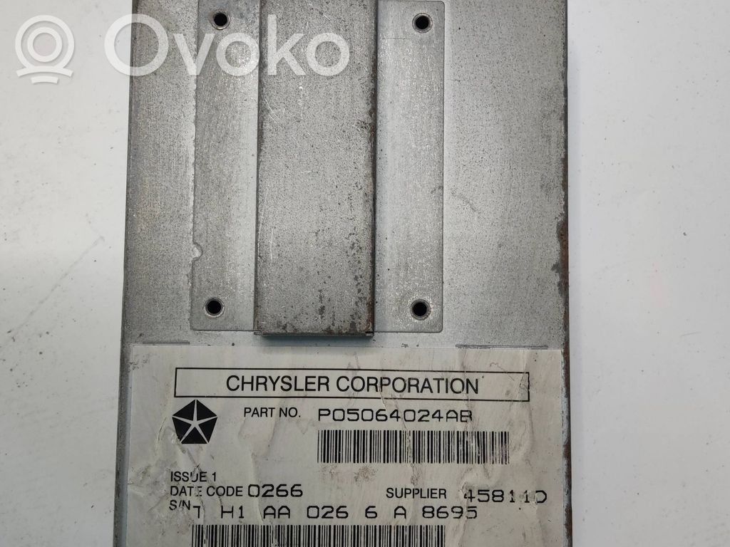 Jeep Grand Cherokee (WK) GPS navigation control unit/module 