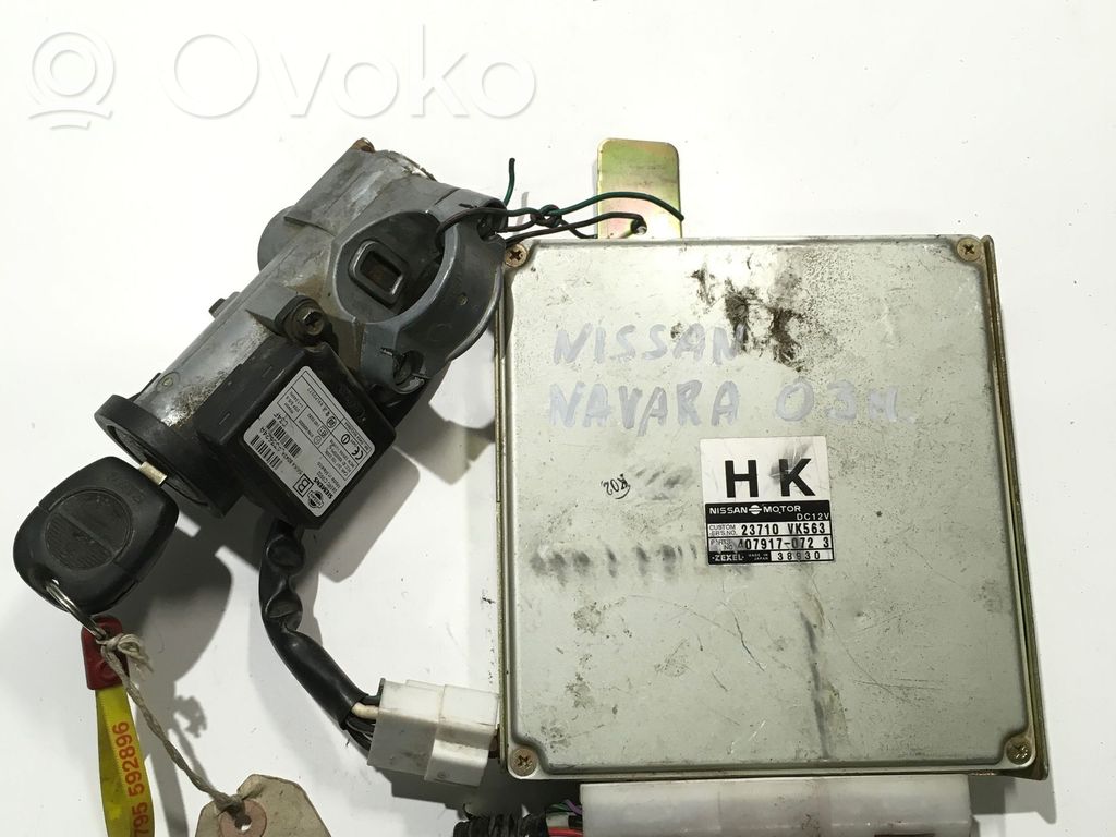 Nissan Navara D22 Engine ECU kit and lock set 