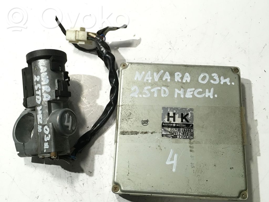 Nissan Navara D22 Engine ECU kit and lock set 