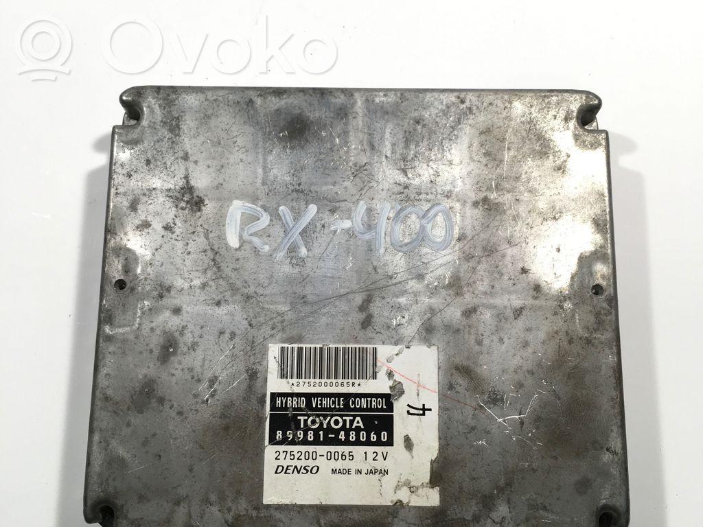 Lexus RX 330 - 350 - 400H Sterownik / Moduł ECU 