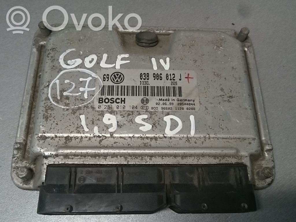 Volkswagen Golf IV Engine control unit/module 