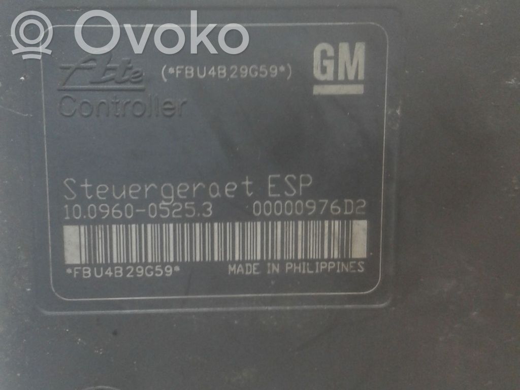 Opel Astra H Bomba de ABS 