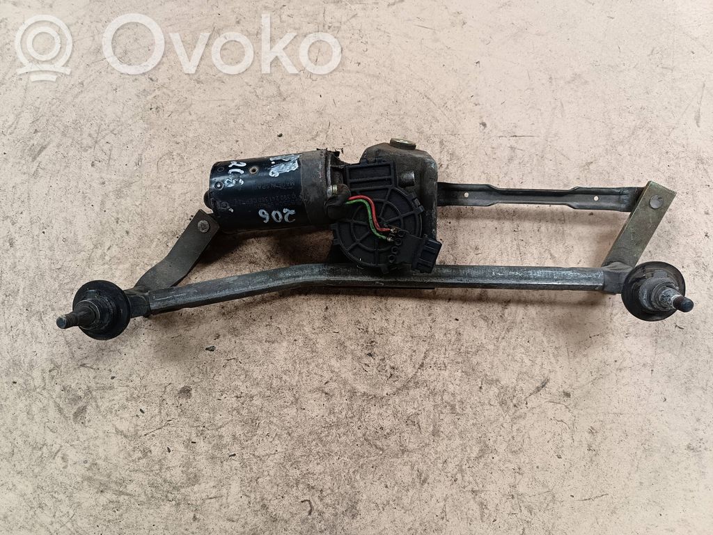 Peugeot 206 Wischergestänge Wischermotor vorne 