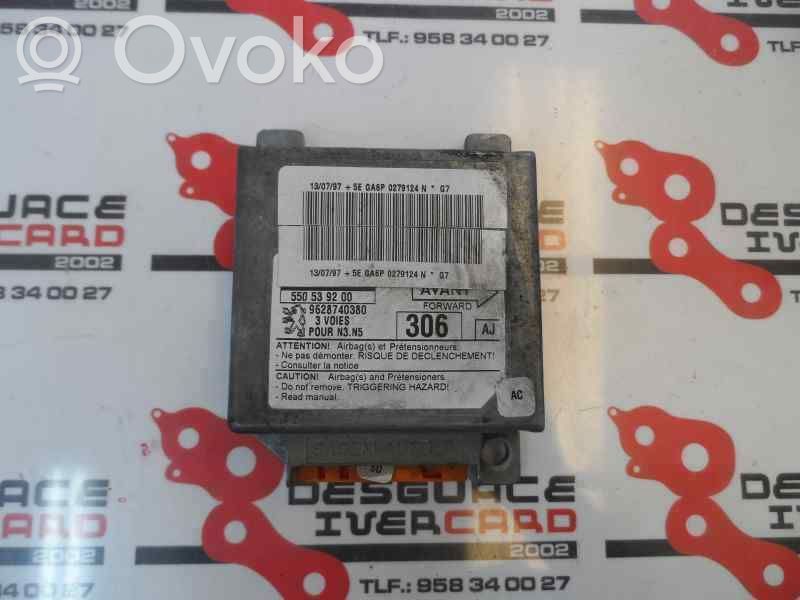 Peugeot 306 Unitate/modul de comandă airbaguri 
