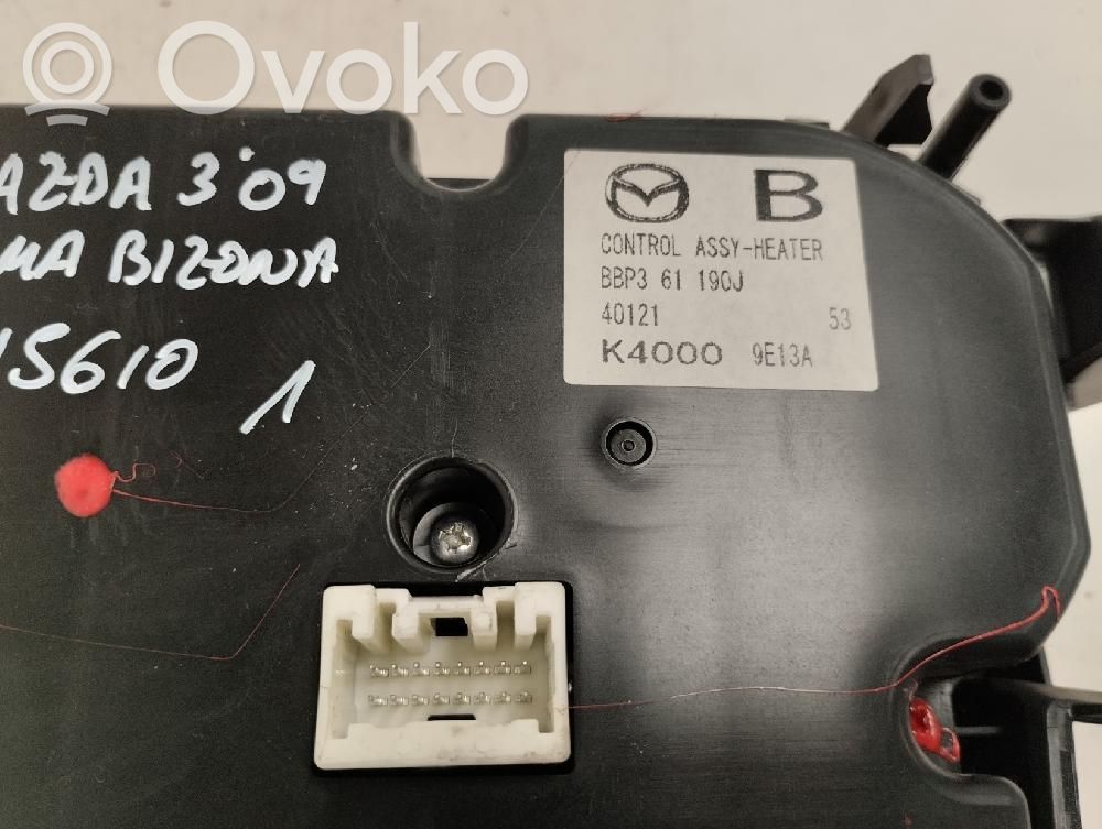 Panel klimatyzacji   K40009E13A