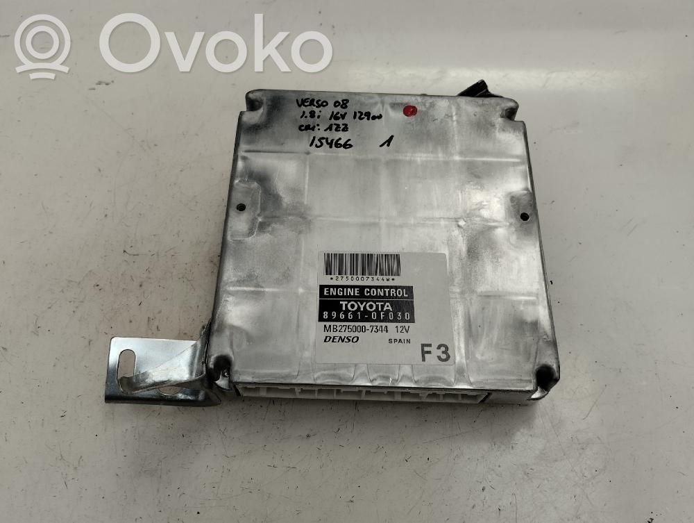 Toyota Corolla Verso AR10 Unitate/modul de control motor 
