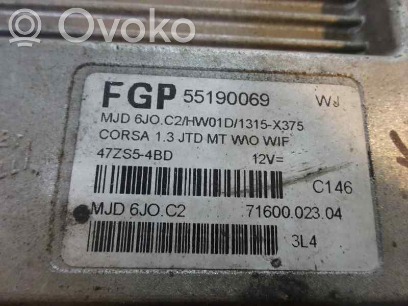 Opel Corsa C Sterownik / Moduł ECU