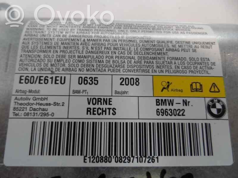 BMW 5 E60 E61 Passenger airbag 