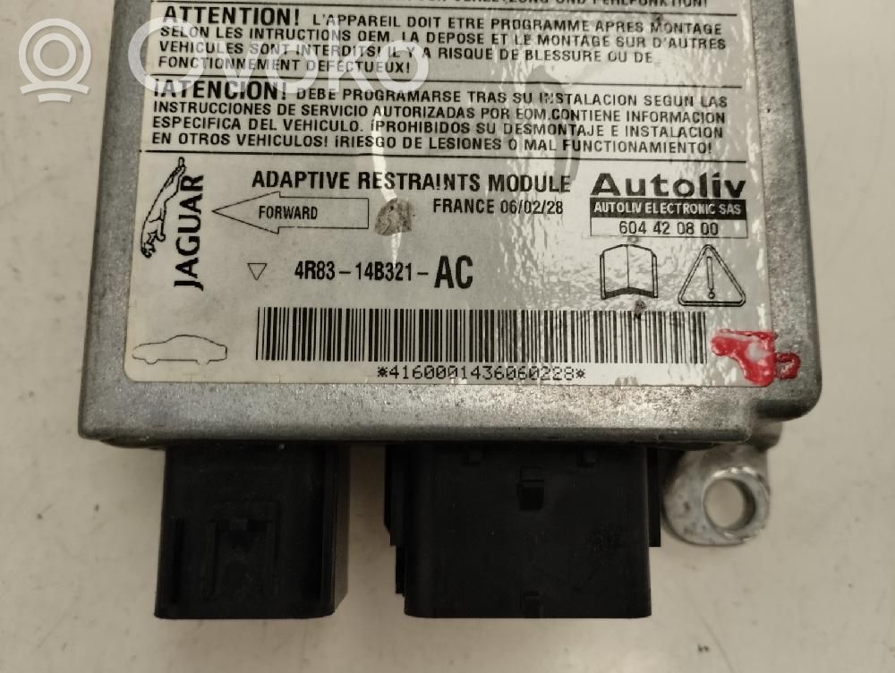 Module de contrôle airbag   4R8314B321AC