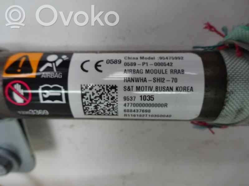 Chevrolet Captiva Kurtyna airbag 