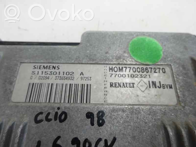 Renault Clio II Unitate/modul de control motor 