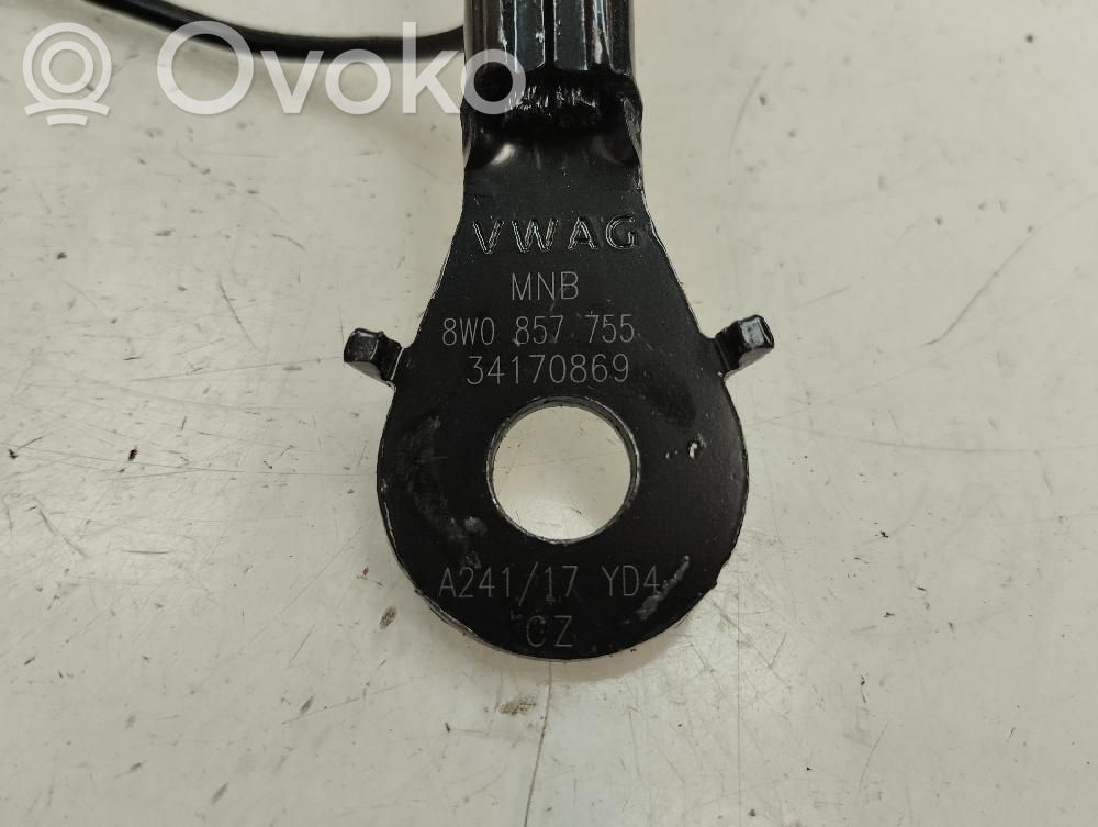 Audi A4 S4 B8 8K Gurtschloss vorne