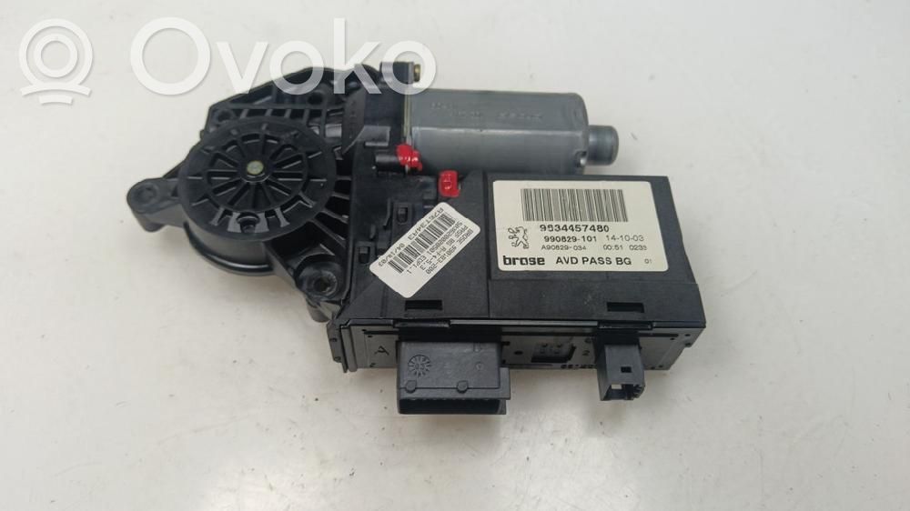 Peugeot 307 Silnik regulatora szyby drzwi przednich