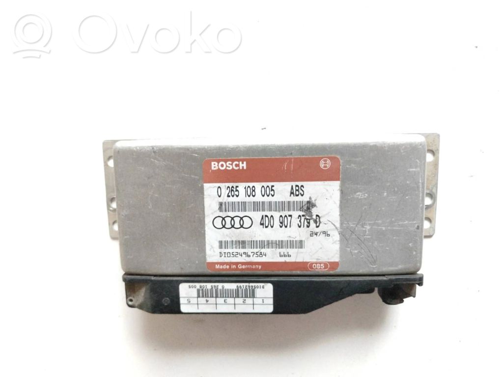 ABS control unit/module   4D0907379D,0265108005,DT0524967584