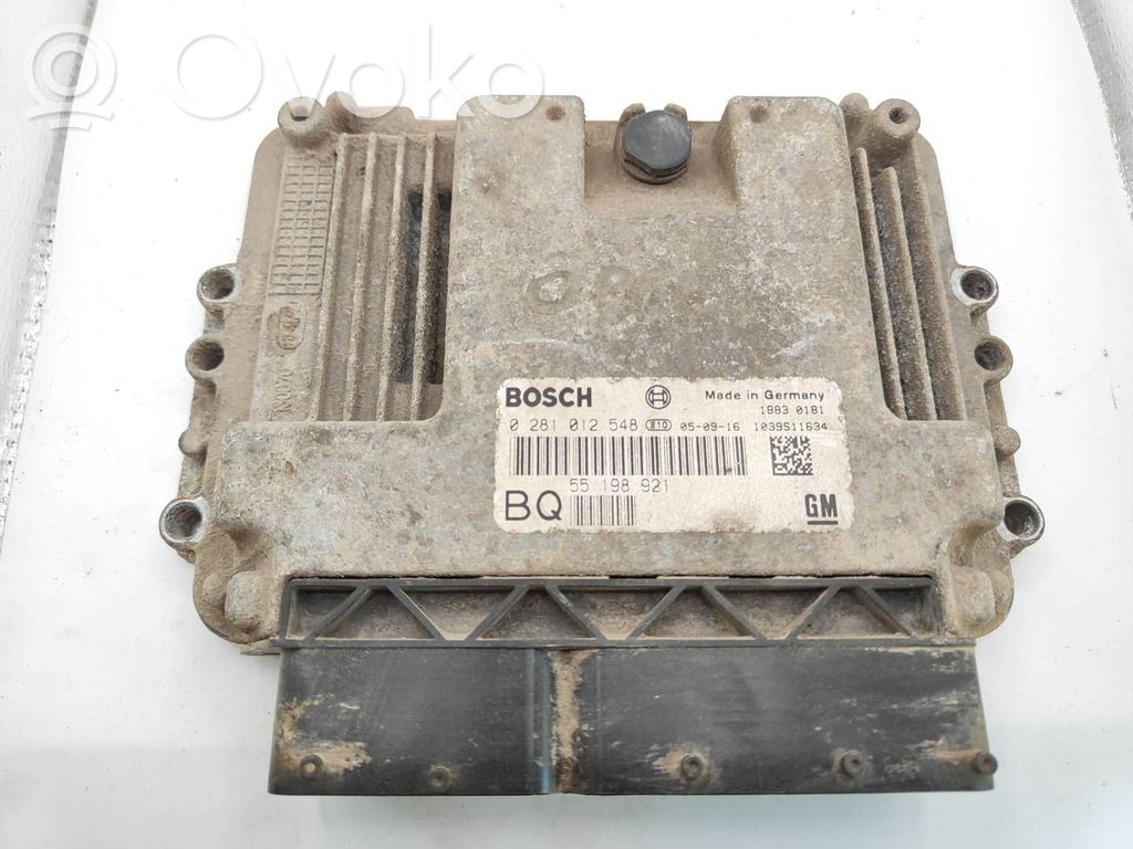 Opel Astra H Engine control unit/module 