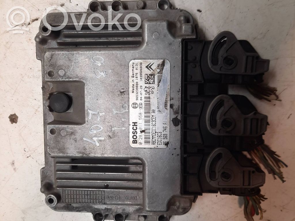 Peugeot 407 Engine control unit/module 